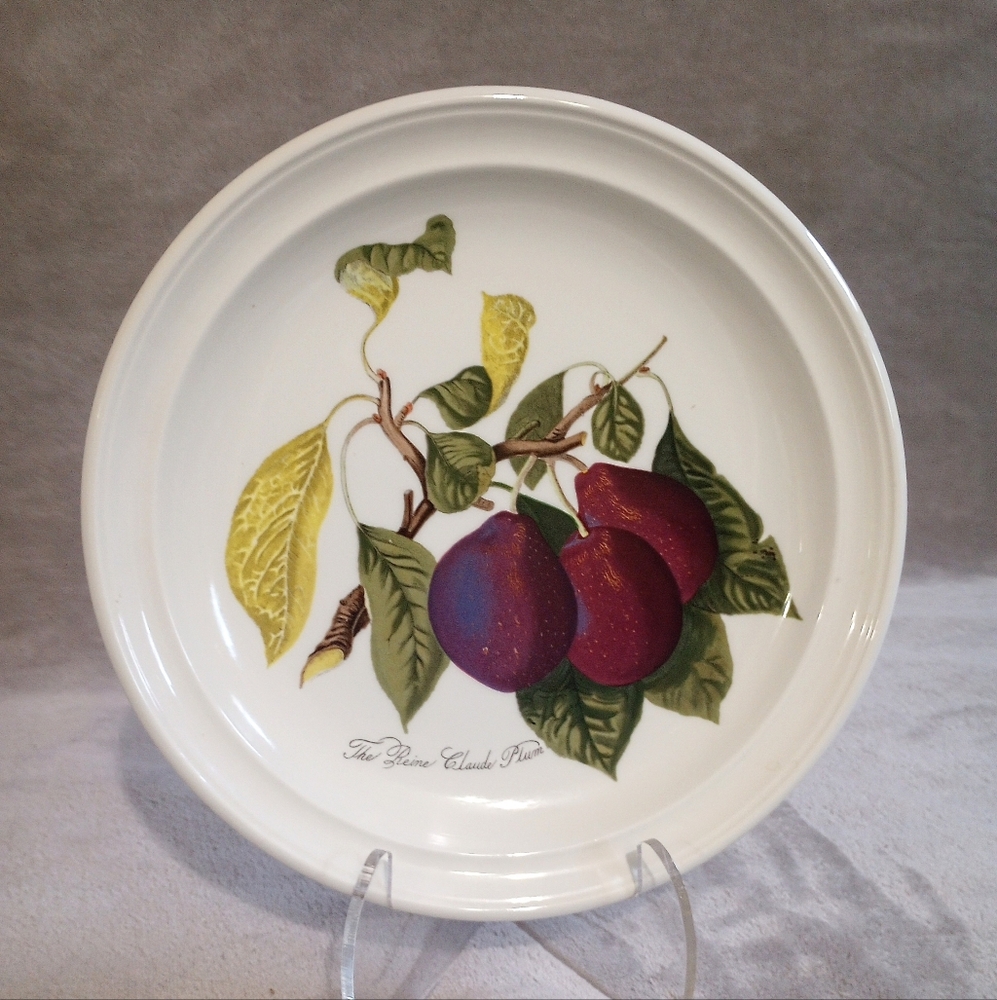 NWT Portmeirion Pomona Plum Dinner Plate England